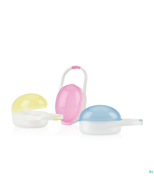 Nuby boite rangement pour 2 sucettes