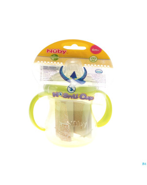 Nuby gobelet bec a/goutte pp 295ml variable +6m