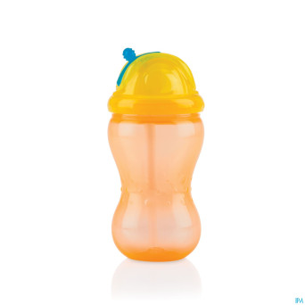 Nuby gobelet a/goutte pp 355ml flip-it+pail.+12m