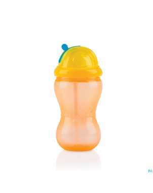 Nuby gobelet a/goutte pp 355ml flip-it+pail.+12m