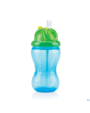 Nuby gobelet a/goutte pp 355ml flip-it+pail.+12m