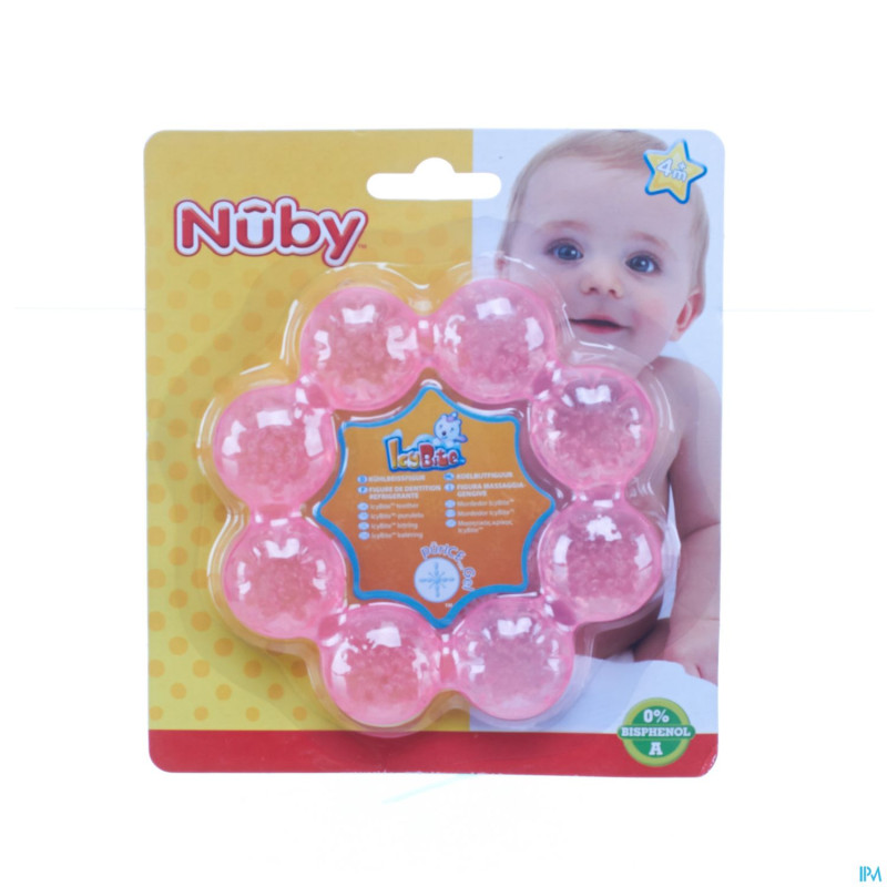 Nuby anneaux dentition refrigerant ice-gel +4m