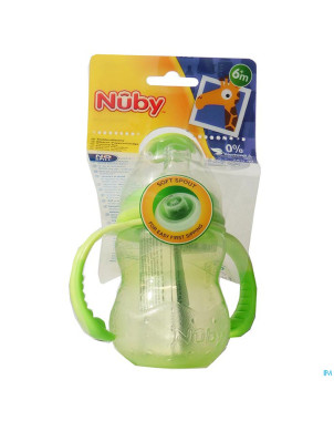 Nuby tasse a/goutte pp 240ml variable +4m