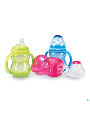 Nuby tasse a/goutte pp 240ml variable +4m