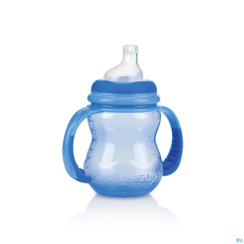 Nuby tasse a/goutte pp 240ml variable +4m