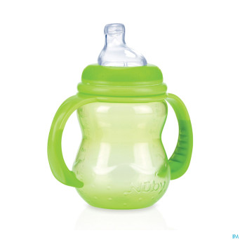 Nuby tasse a/goutte pp 240ml variable +4m