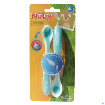 Nuby cuillere thermosensibles +4m 2
