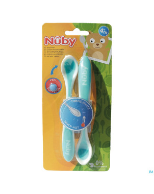 Nuby cuillere thermosensibles +4m 2
