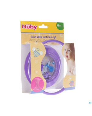 Nuby assiette profonde incassable avec ventouse