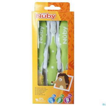 Nuby set evolutif brosse a dents