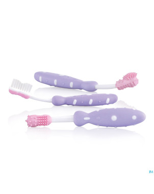 Nuby set evolutif brosse a dents