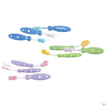 Nuby set evolutif brosse a dents
