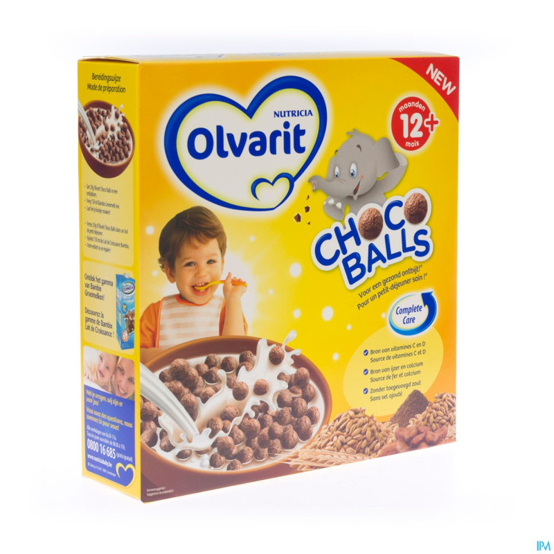 Olvarit choco balls cereales petit-dej.200g 569446