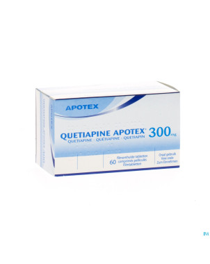 Quetiapine apotex comp pell  60 x 300 mg