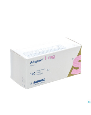 Adoport sandoz 1,0 mg caps dur 100 x 1,0 mg