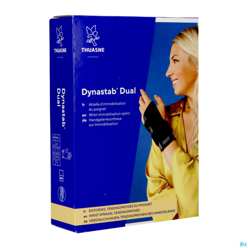 Thuasne poignet droit/gauche noir t3