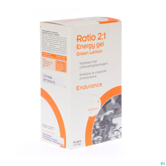 Trisportpharma ratio 2:1 energygel gr. lem. 10x50g