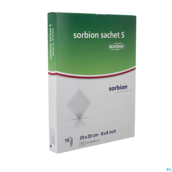 Sorbion sachet s pans adh abs ster 20,0x20,0cm 10