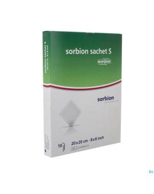 Sorbion sachet s pans adh abs ster 20,0x20,0cm 10