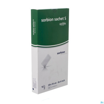 Sorbion sachet s pans adh abs ster 10,0x20,0cm 10