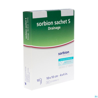 Sorbion sach s split pans adh abs ster  10x10cm 10