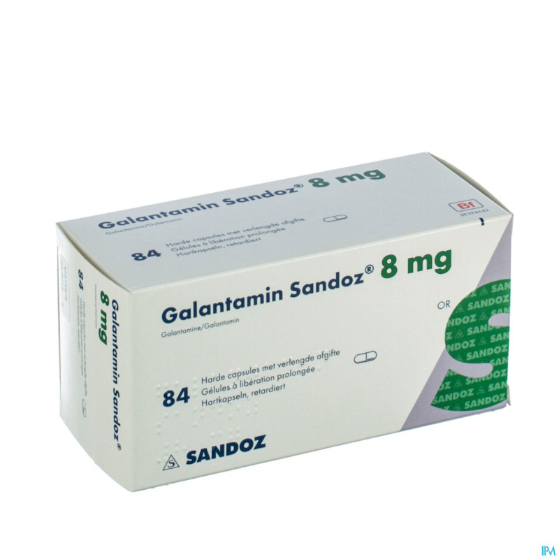 Galantamin sandoz  8 mg caps lib prol 84
