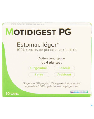 Motidigest pg pharmagenerix caps 30