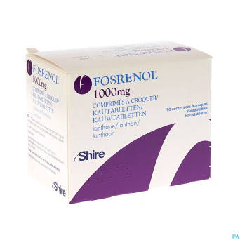 Fosrenol 1000 mg comp 90 x 1000 mg