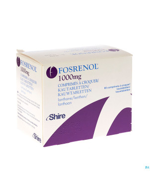 Fosrenol 1000 mg comp 90 x 1000 mg