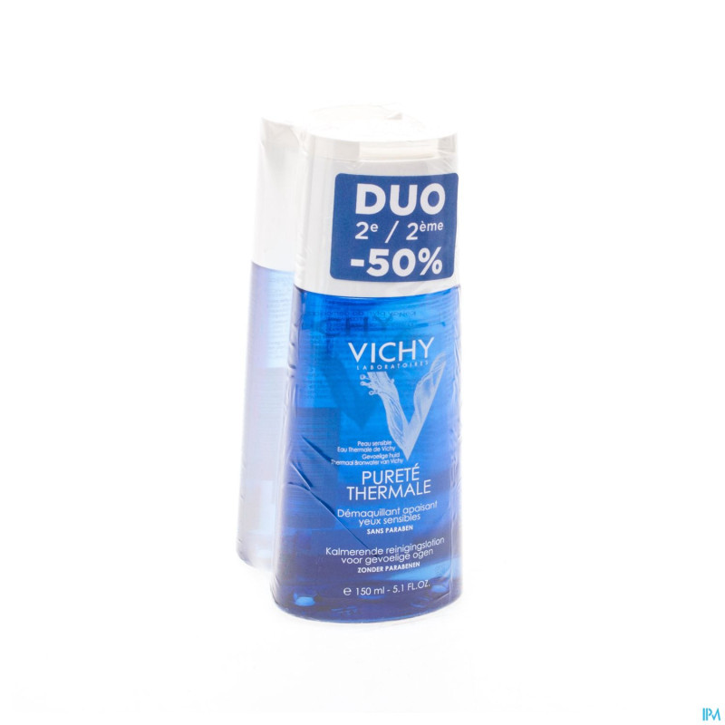 Vichy pt demaq yeux sensible duo 2x150ml