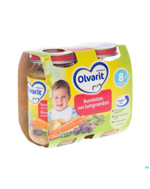 Olvarit boeuf au pdt douces    2x200g 569941 6m56