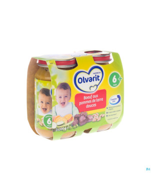 Olvarit boeuf au pdt douces    2x200g 569941 6m56