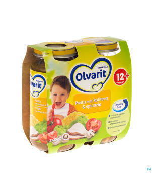 Olvarit pates dinde & epinards 2x250g 568866 12m61
