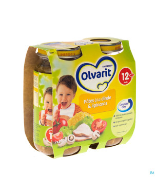 Olvarit pates dinde & epinards 2x250g 568866 12m61