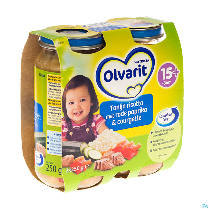 Olvarit risotto au thon    2x250g 568868