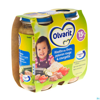 Olvarit risotto au thon    2x250g 568868