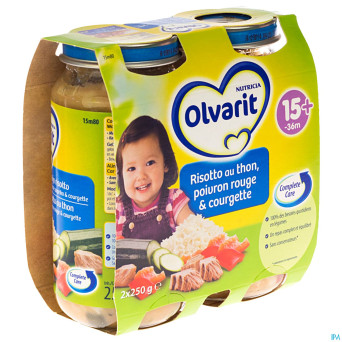 Olvarit risotto au thon    2x250g 568868