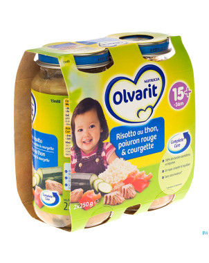 Olvarit risotto au thon    2x250g 568868