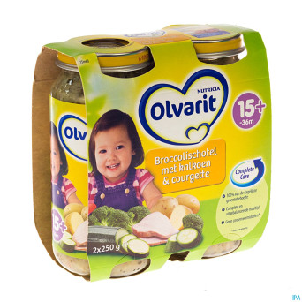 Olvarit plat broccoli-dinde    2x250g 568882