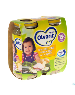Olvarit plat broccoli-dinde    2x250g 568882
