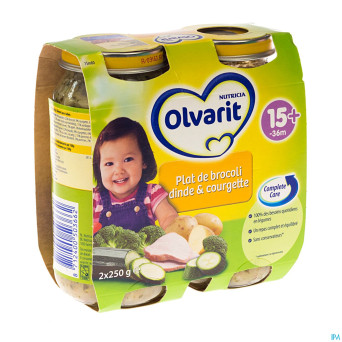 Olvarit plat broccoli-dinde    2x250g 568882