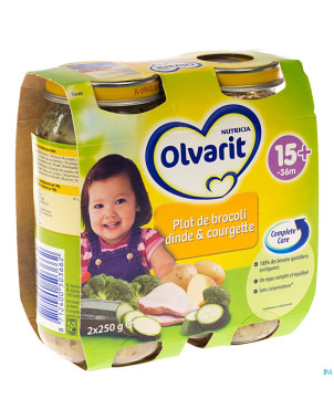 Olvarit plat broccoli-dinde    2x250g 568882