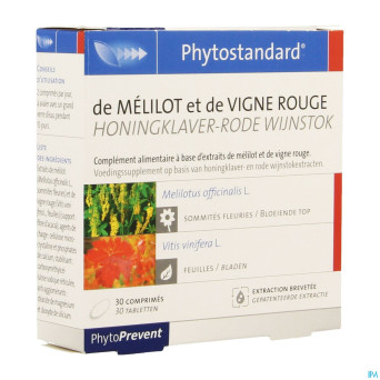 Phytostandard melilot-vigne rouge  comp 30 blister
