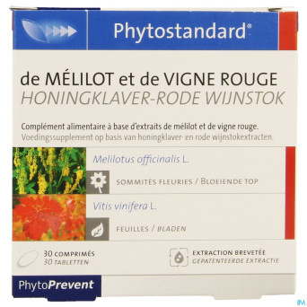 Phytostandard melilot-vigne rouge  comp 30 blister