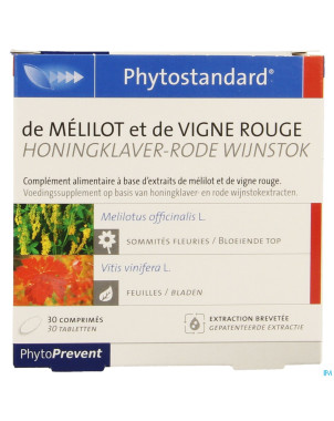 Phytostandard melilot-vigne rouge  comp 30 blister