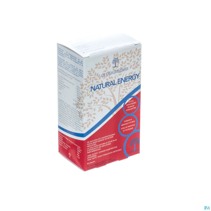 Econutrition natural energy   caps  60