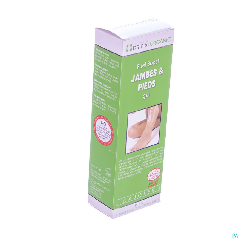 Dr.fix gel jambes-pieds organic    150ml fx02773