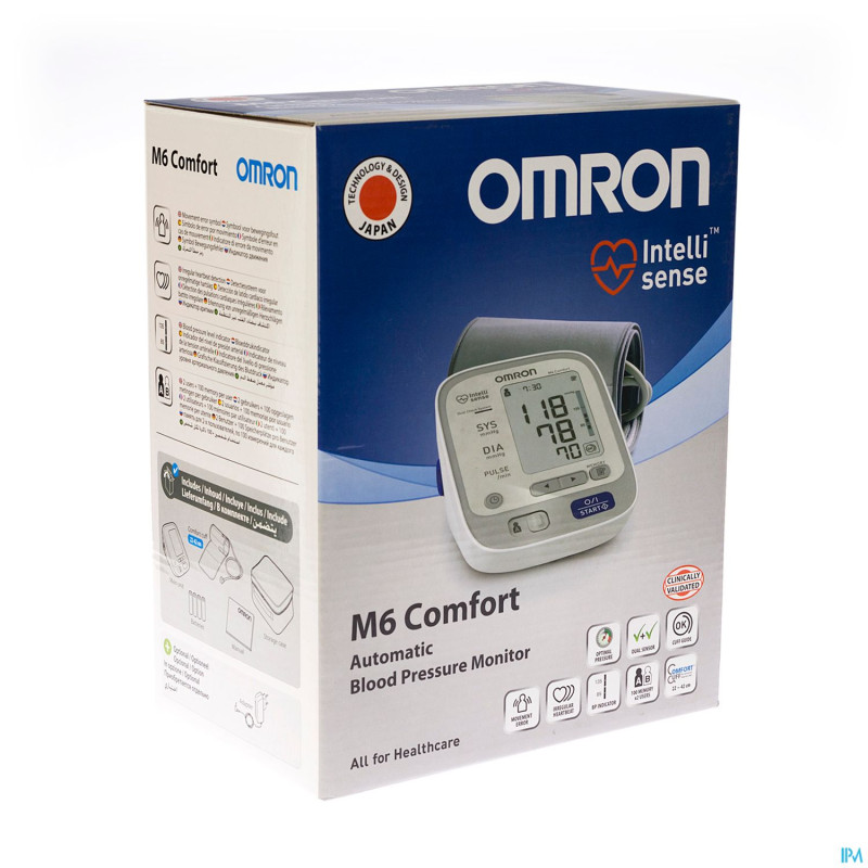 Omron tensiometre bras m6 comfort hem-7223-e m/l
