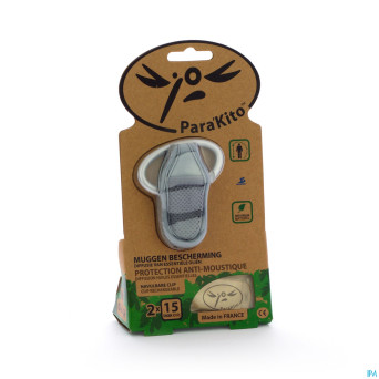 Para'kito bracelet a/moustique clip + 2 plaq.