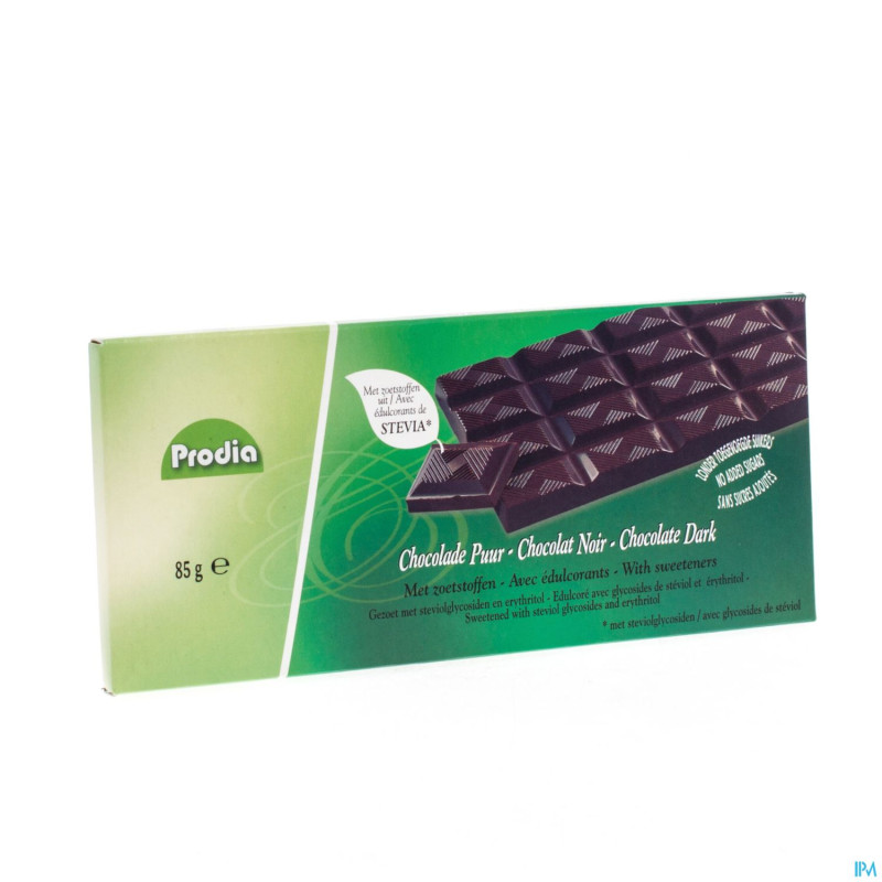 Prodia chocolat noir edulcorant stevia    85g 5539